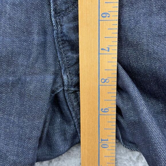 Ann Taylor Loft Stretch Denim Modern Crop Blue‎ Jeans Womens Size 28/6 Low Rise - Picture 4 of 7